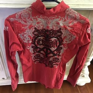 Embroidered Western Show Shirt